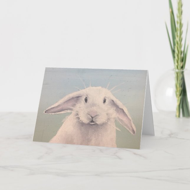 Bunny Hello Card (Front)