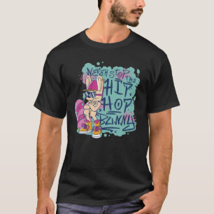 Bunny Hippity Easter Bunny, Never Stop The Hip Hop T-Shirt