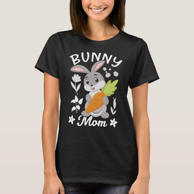 Bunny Holding Carrot Bunny Costume T-Shirt (Front)
