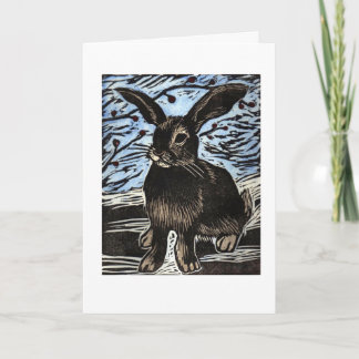 Bunny Holiday Card