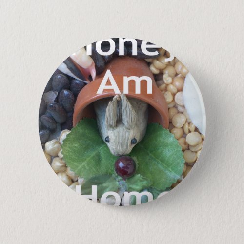 Bunny Homepng Pinback Button