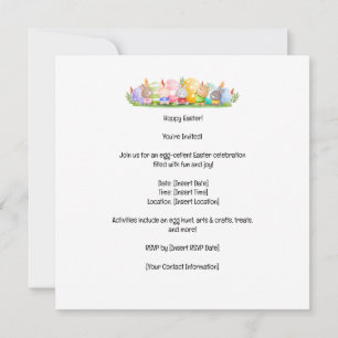 Bunny Hop into Easter: Save the Date Invitation