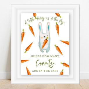 Bunny - How many carrots are in the jar Poster
