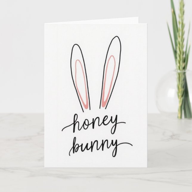 Bunny Hugs Friend Card (Front)