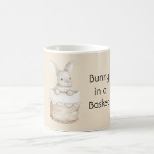 Bunny in a Basket Coffee Mug