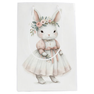 Bunny in a Dress Medium Gift Bag