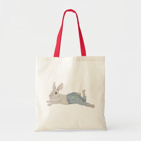 Bunny in Jeans Tote Bag | Zazzle.com