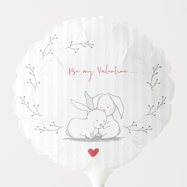 Bunny in Love Balloon (Front)