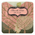 Bunny in Magic Forest Save the Date Stickers