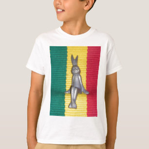 Bunny in Rasta Colors: A Touch of Groovy T-Shirt