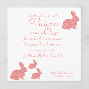 Bunny Invitation