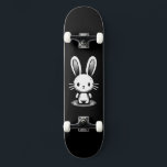 Bunny IV Skateboard<br><div class="desc">bunny rabbit standing in the dark graphic skateboard deck</div>