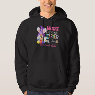 Bunny Kisses And Easter Wishes Counselor Life East Hoodie