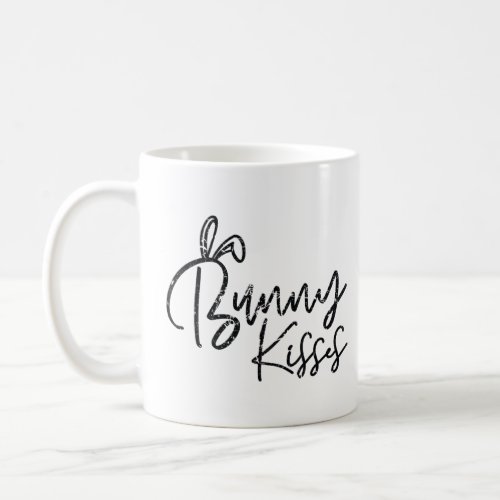 Bunny Kisses Cute Easter Bunny Vintage Happy Easte Coffee Mug