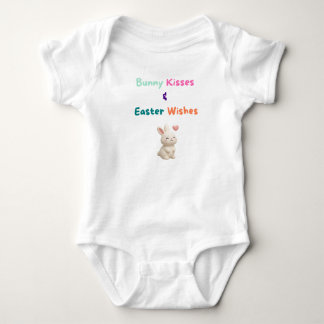 Bunny Kisses & Easter Wishes Baby Bodysuit