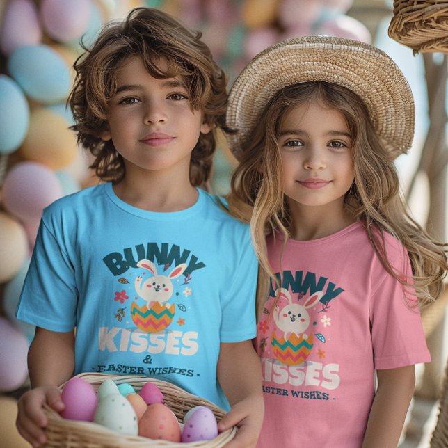 BUNNY KISSES & EASTER WISHES EASTER BABY T-Shirt (Creator Uploaded)