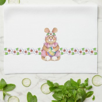 Bunny - Kitchen Towel by marainey1 at Zazzle