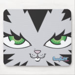Bunny Kitty Face Mouse Pad