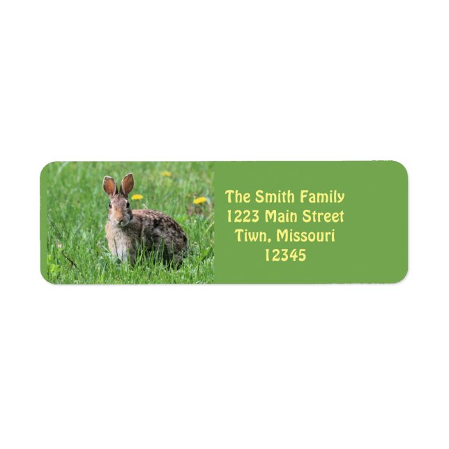 Bunny Label (Front)