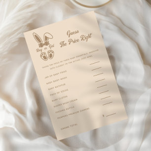 Bunny Light Beige Gender Reveal Guess The Price