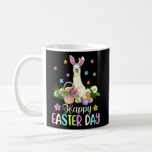 Bunny Llama  Happy Easter Day Egg For Men Women Ki Coffee Mug