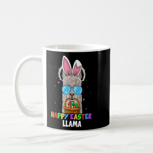Bunny Llama Happy Easter Day Egg For Men Women Kid Coffee Mug