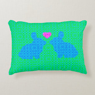 Bunny Love Accent Pillow