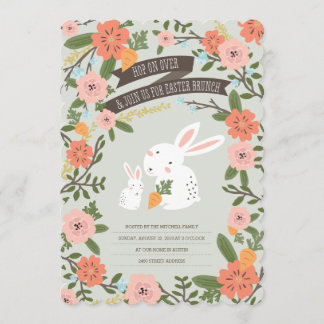 Bunny Love Easter Brunch Invite