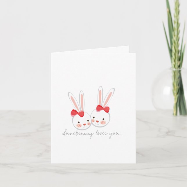 Bunny Love Easter Cards (Front)