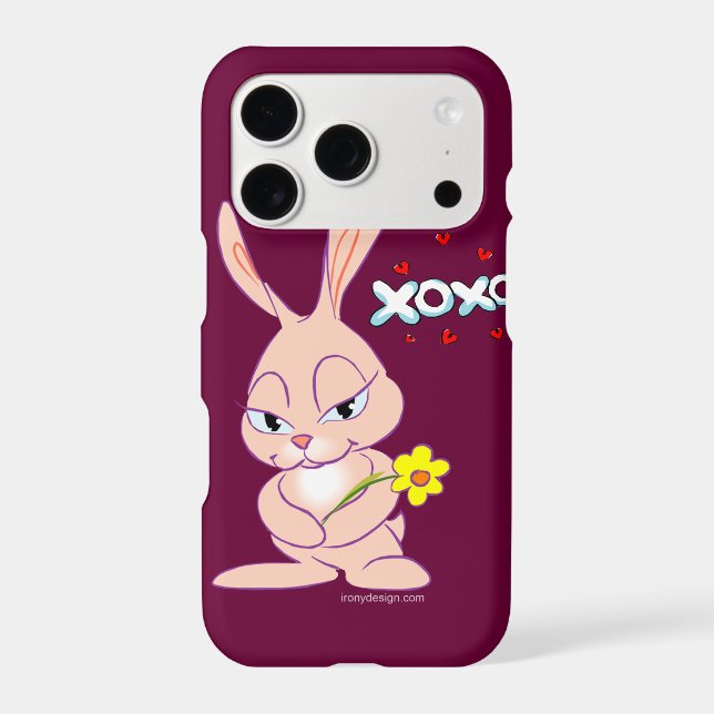 Bunny Love Iphone Case (Back)