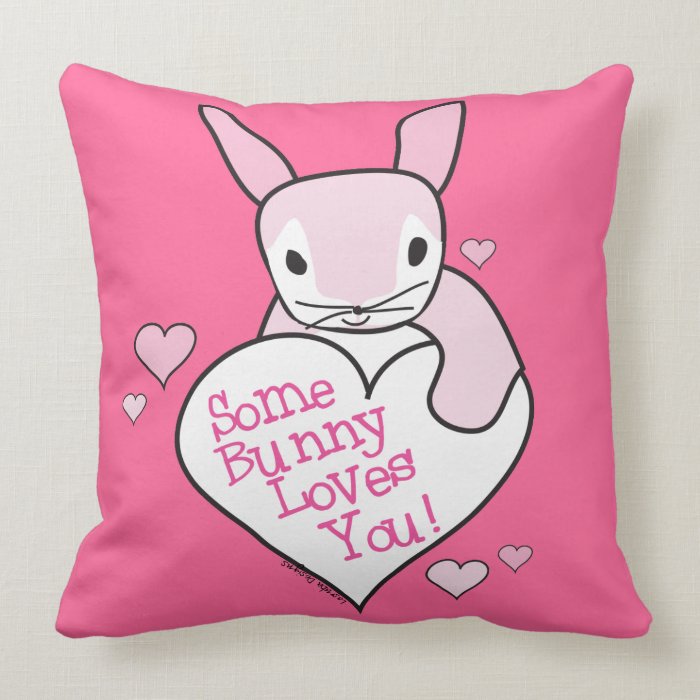 Bunny Love Pillow