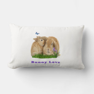 Bunny love pillow