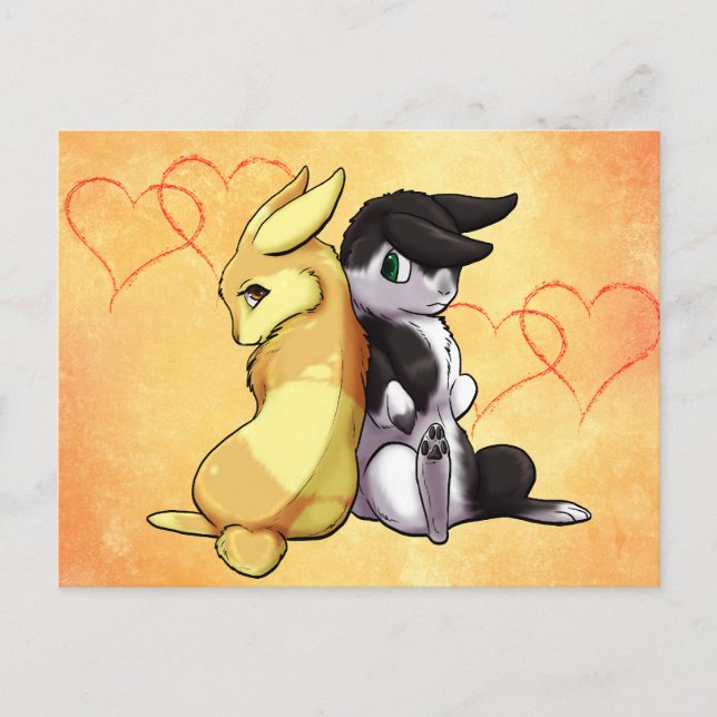 Bunny Love Postcard (Front)