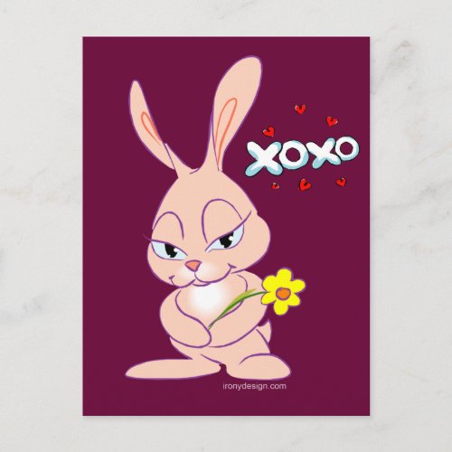 Bunny Love Postcard