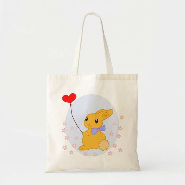 Bunny Love Tote Bag (Front)