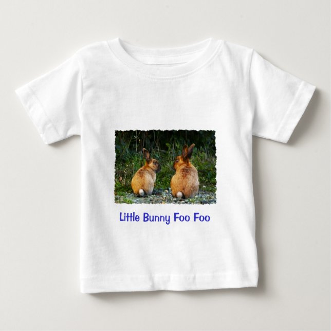 BUNNY LOVE Wild Rabbit Collection Baby T-Shirt (Front)