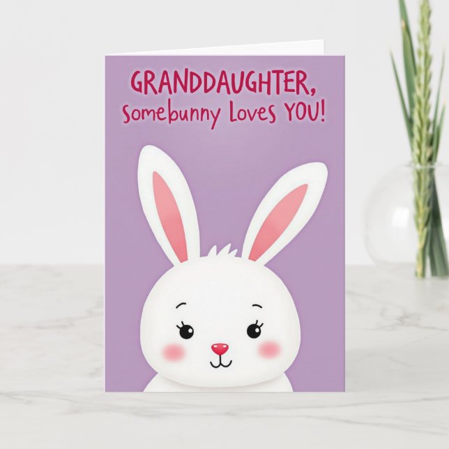 Bunny Love You So Much Card (Front)