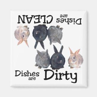 Bunny Lovers Dishwasher Magnet