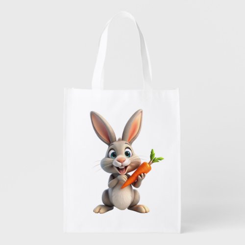 Bunny Lovers  Grocery Bag