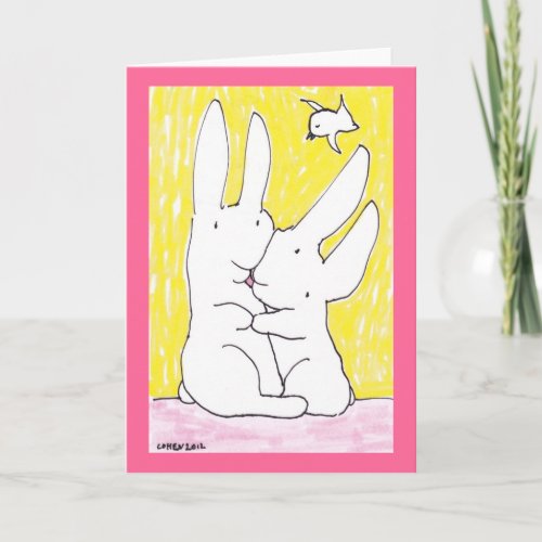 Bunny Lust _ greeting card