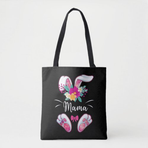 Bunny Mama Easter Day Rabbit Eggs Awesome Tote Bag