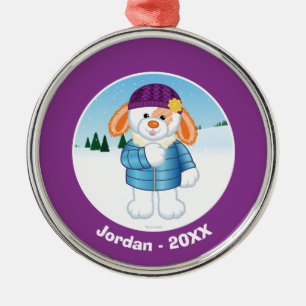 Bunny Metal Ornament