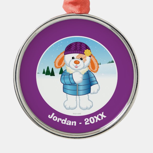 Bunny Metal Ornament (Front)