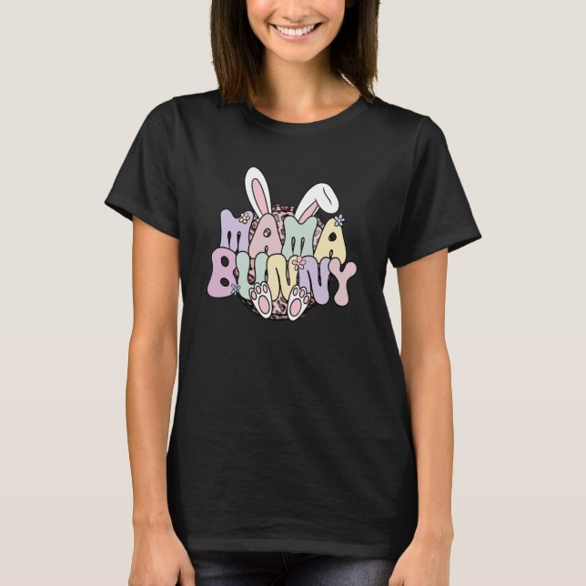 Bunny Mom Animal Pet Owner Rabbit Mother T-Shirt (Front)