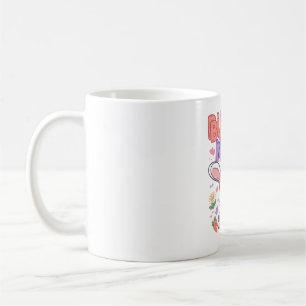 Bunny Mom Floral Crown Coffee Mug