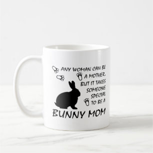 Bunny Mom Mug Coffee Tea Cup Funny Gifts Women