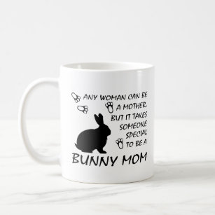Bunny Mom Mug Coffee Tea Cup Funny Gifts Women