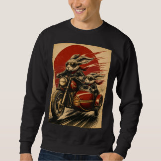 Bunny Motorcycle Sidecar Sweatshirt