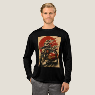 Bunny Motorcycle Sidecar Tri-Blend Shirt