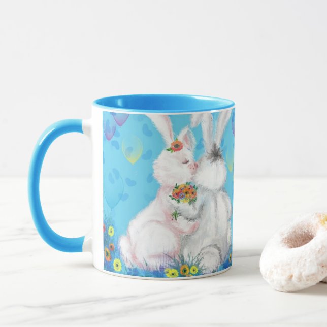 Bunny Mug - Hug (With Donut)